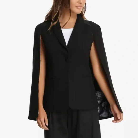 Disney Villains Black Cape Blazer With Printed Lining of Villains Size MED - Picture 3 of 10